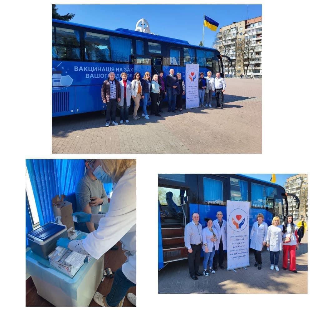 В рамках Всесвітнього тижня імунізації працівники «Центру первинної медико-санітарної допомоги міста Стрия» провели виїзну акцію