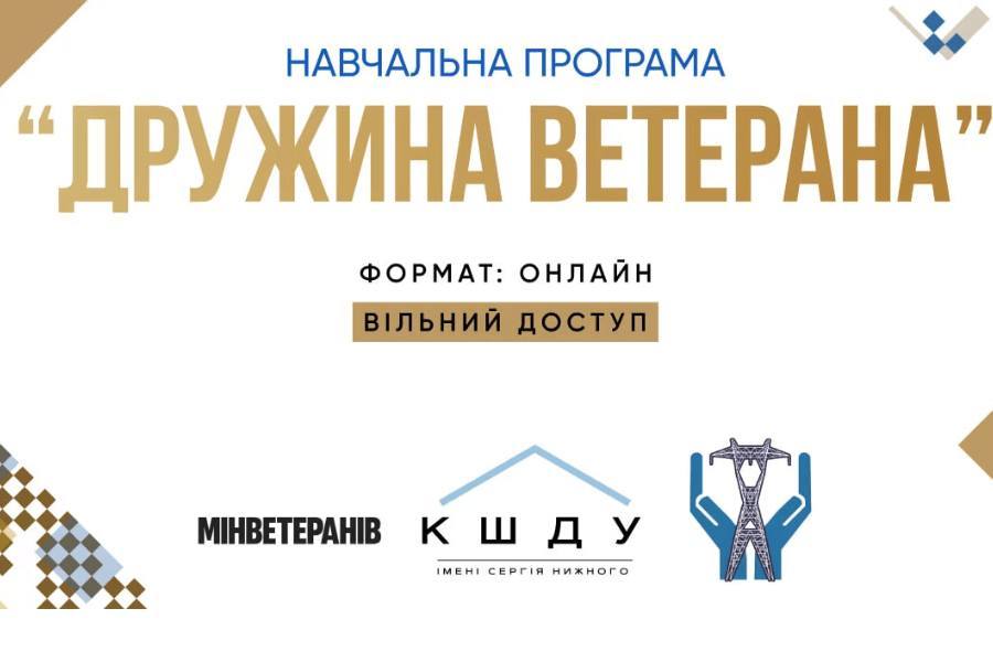 У 2025 році громадська організація «Київська школа державного управління імені Сергія Нижнього» започаткувала освітній онлайн-проєкт «Дружина ветерана»