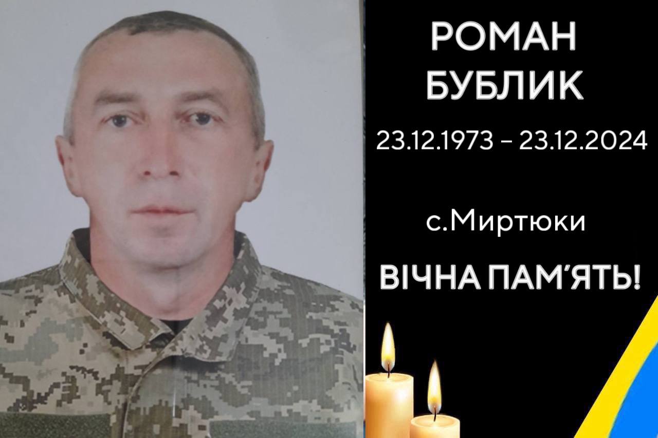 На щиті додому повертається Захисник – Роман Бублик