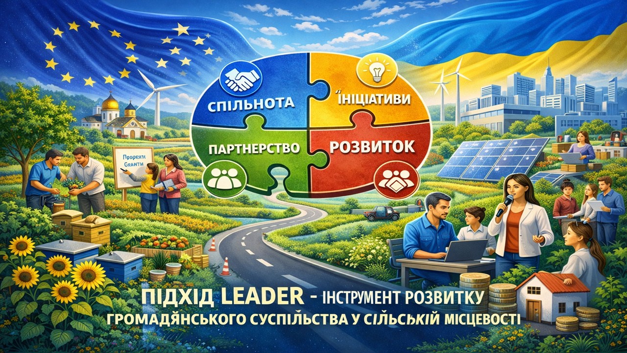 Підхід LEADER – інструмент розвитку громадянського суспільства у сільській місцевості