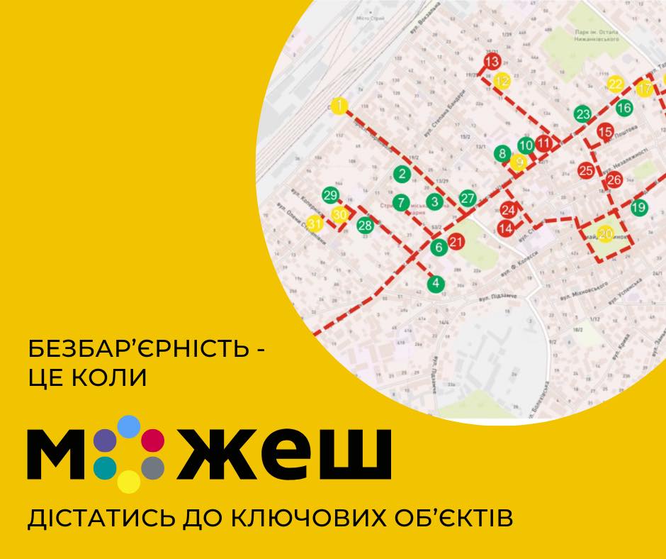 Безбар’єрність – це коли можеш дістатись до ключових об’єктів