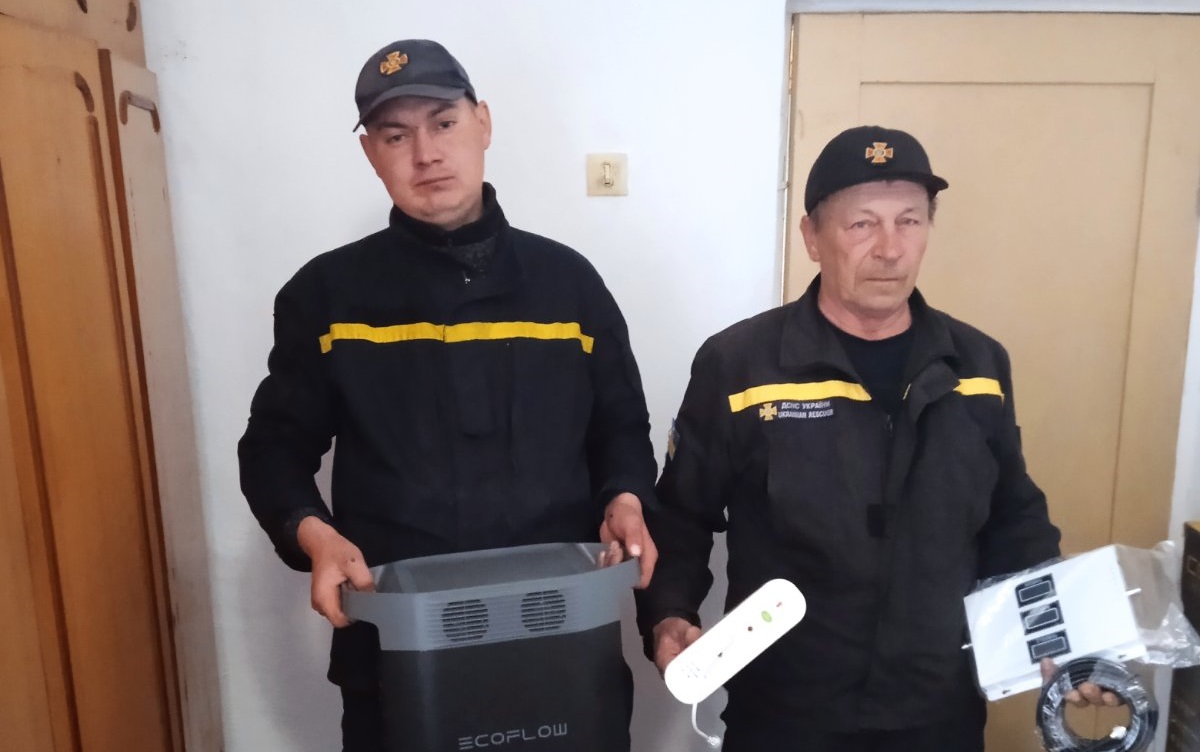 Червоний Хрест надав допомогу рятувальникам добровільного пожежного руху