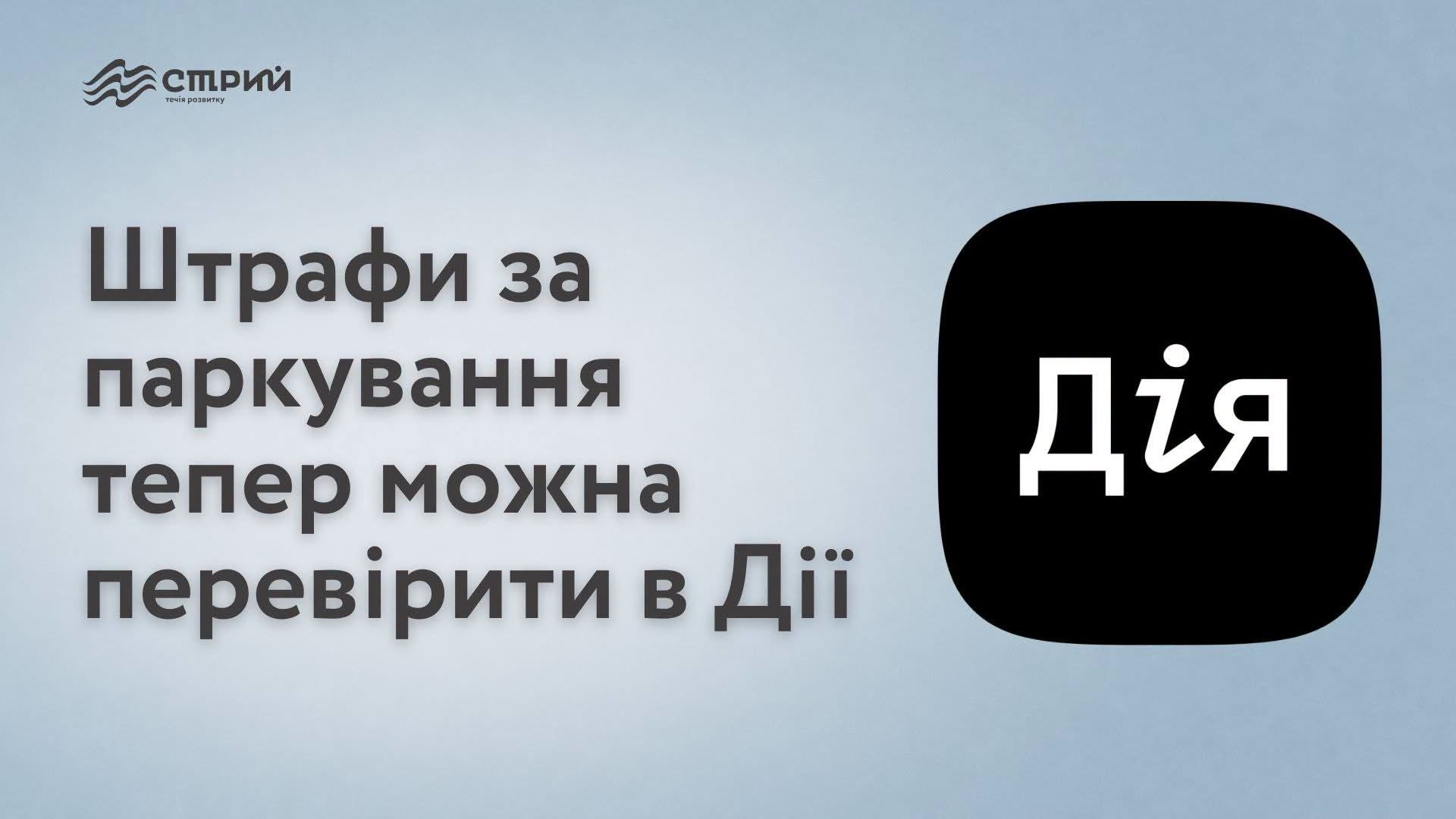 Штрафи за порушення правил паркування відтепер можна перевірити у застосунку «Дія»