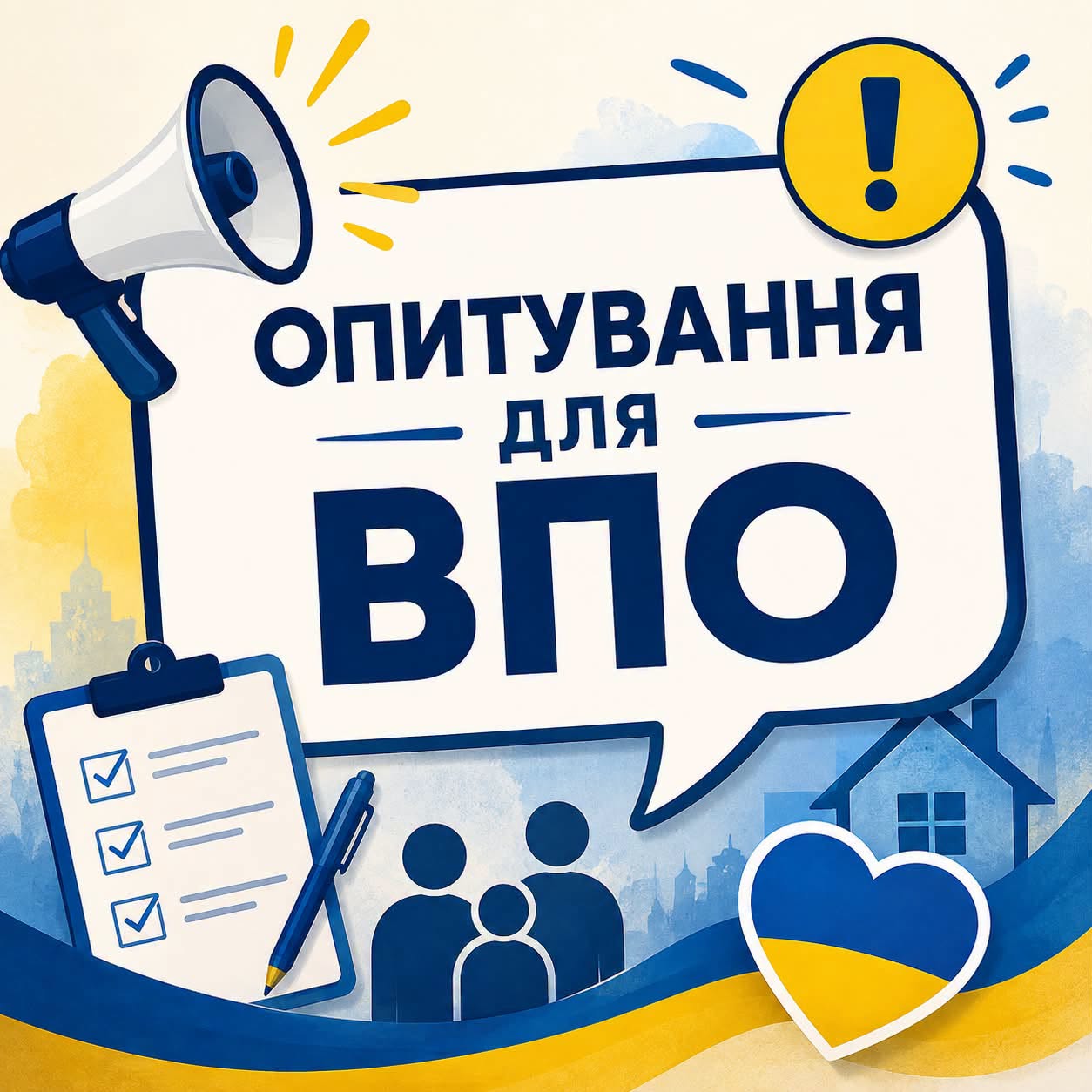 Опитування для внутрішньо переміщених осіб, що проживають у Стрийській громаді